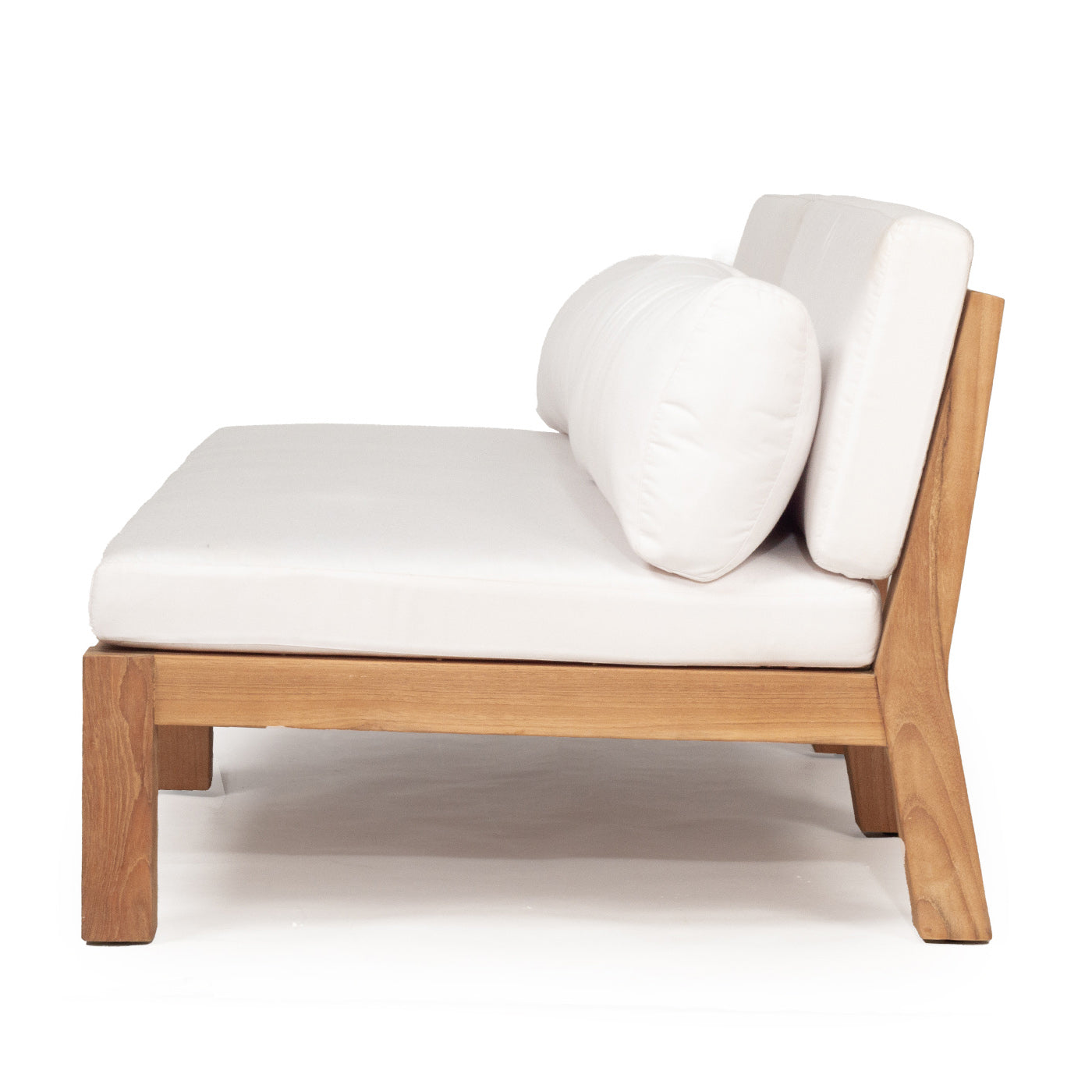 Ciane Outdoor Solid Teak Sofa - 3 Seater - Notbrand