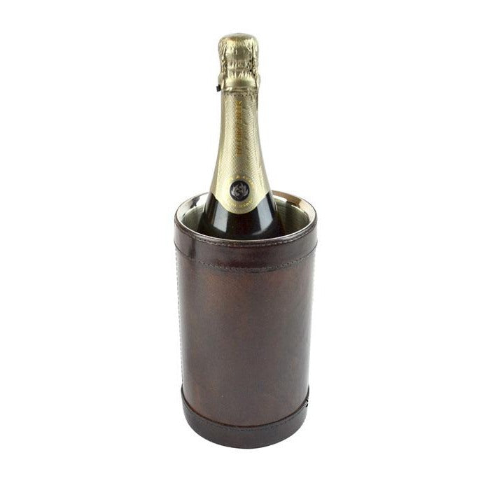 Dark Leather Wine Chiller - Notbrand