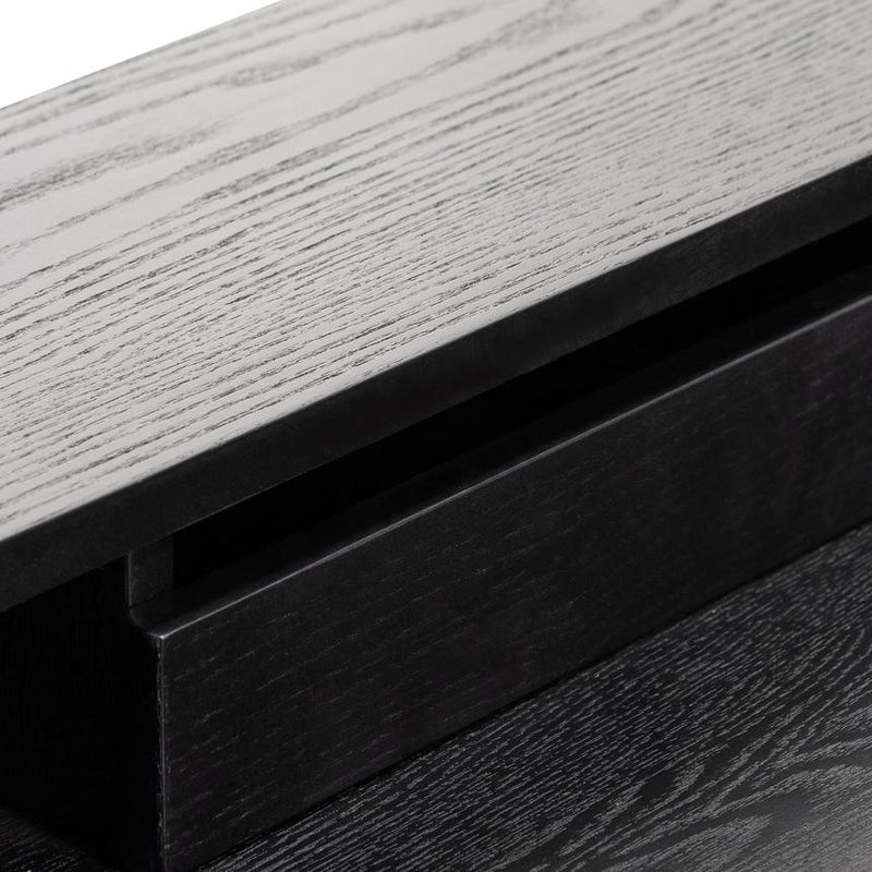 Wooden Home Office Desk - Black - Notbrand