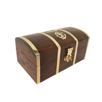 Wooden Money Box Treasure Chest & Padlock - Notbrand