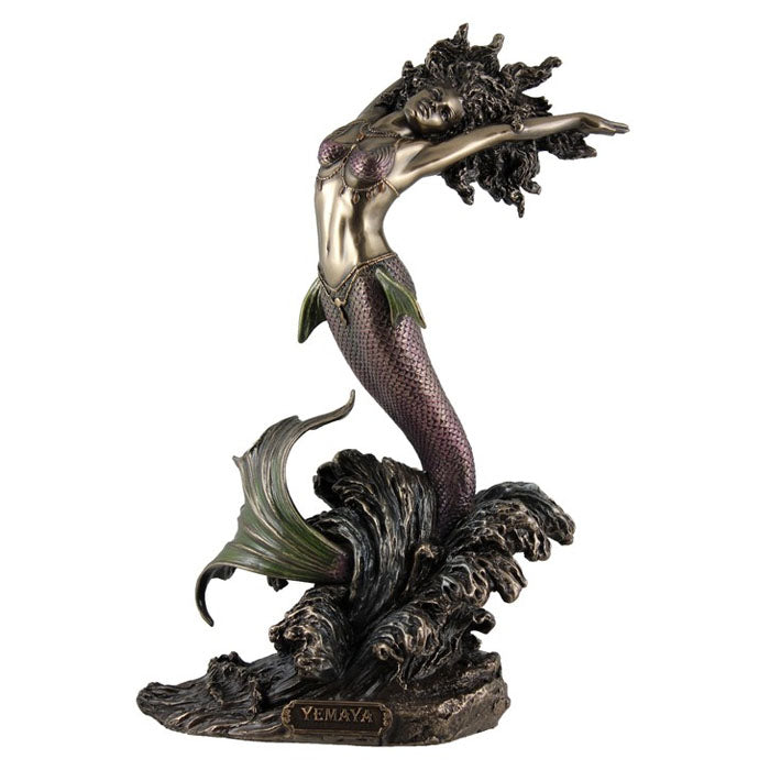 Yemaya - Goddess Of The Ocean Bronze Figurine - Notbrand