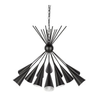 Zachary Metal Frame Pendant - Black - Notbrand