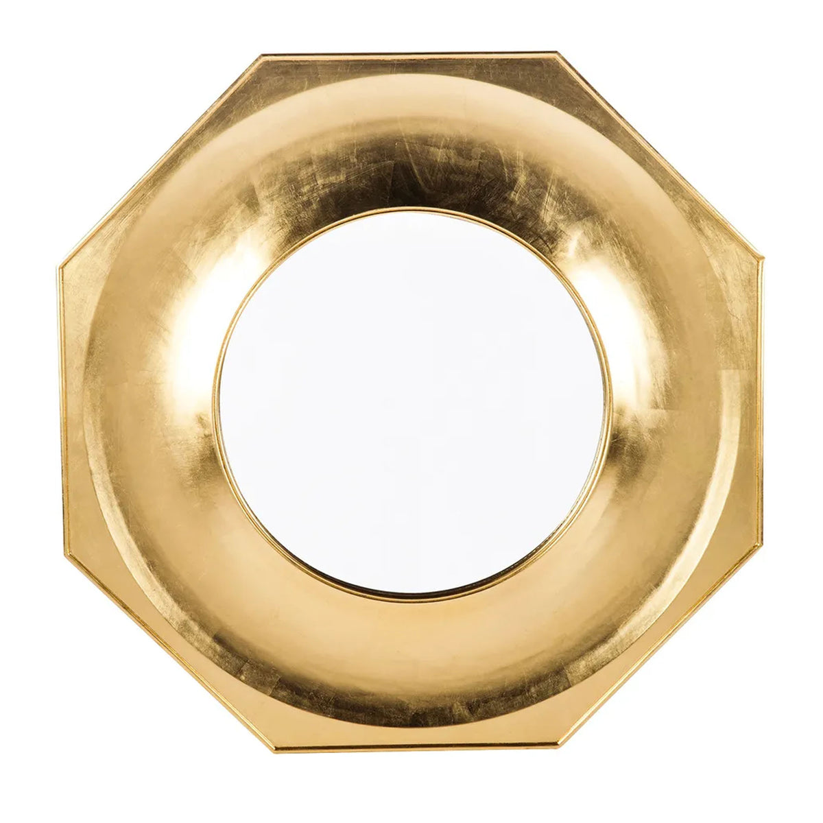 Zander Hexagonal Mirror - Gold Leaf - Notbrand