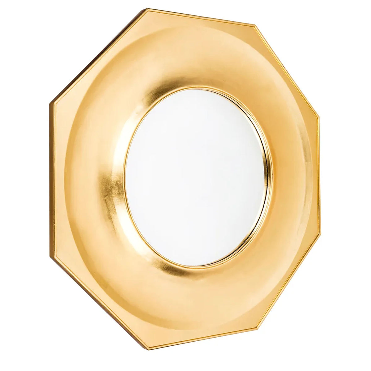 Zander Hexagonal Mirror - Gold Leaf - Notbrand