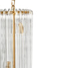 Zara Light Pendant in Brass - Long - Notbrand