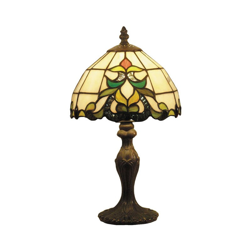 Saros Tiffany Style Table Lamp - Notbrand