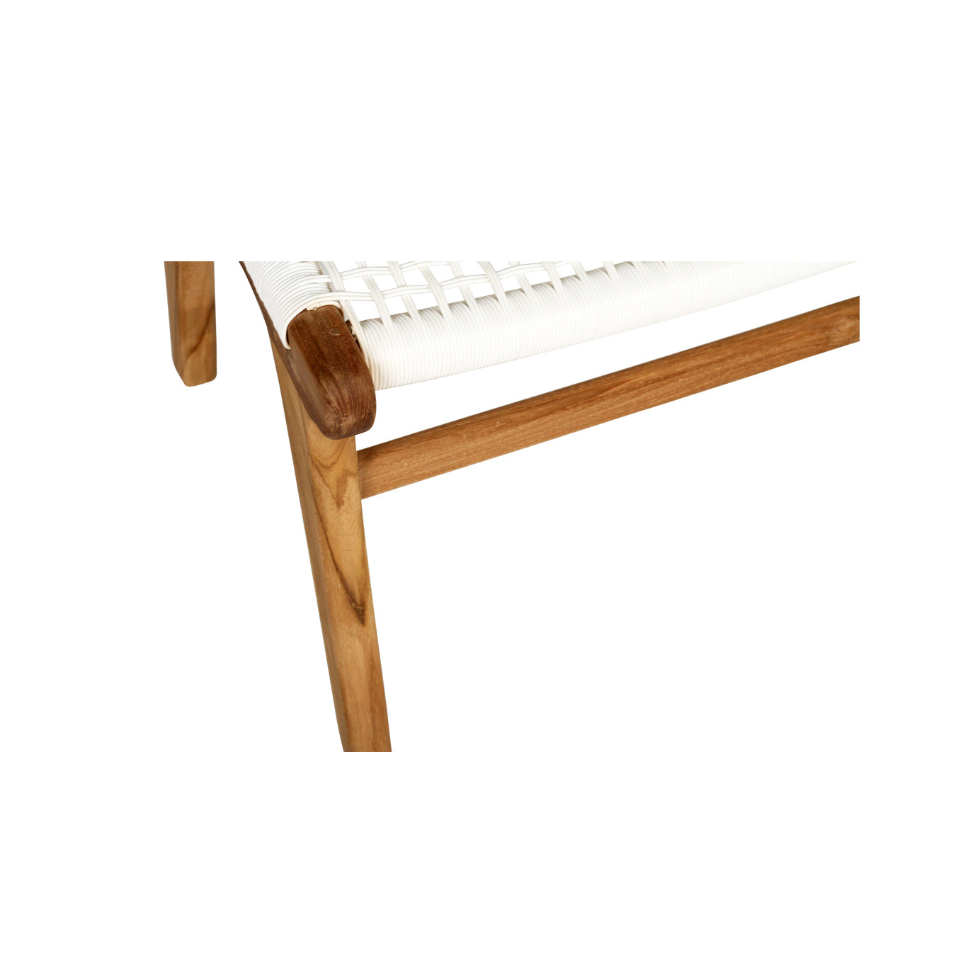 Earine Lazy Chair Ottoman – White - Notbrand