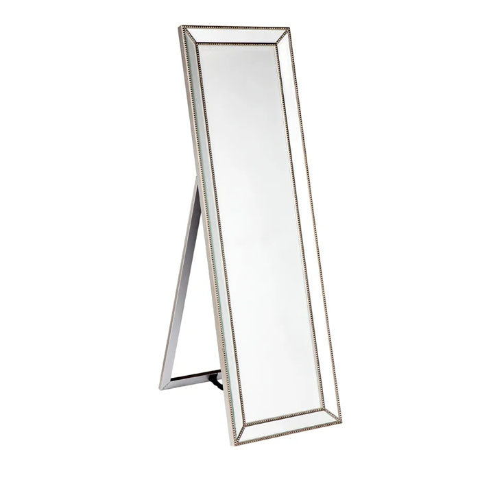 Zeta Cheval Mirror - Antique Silver - Notbrand
