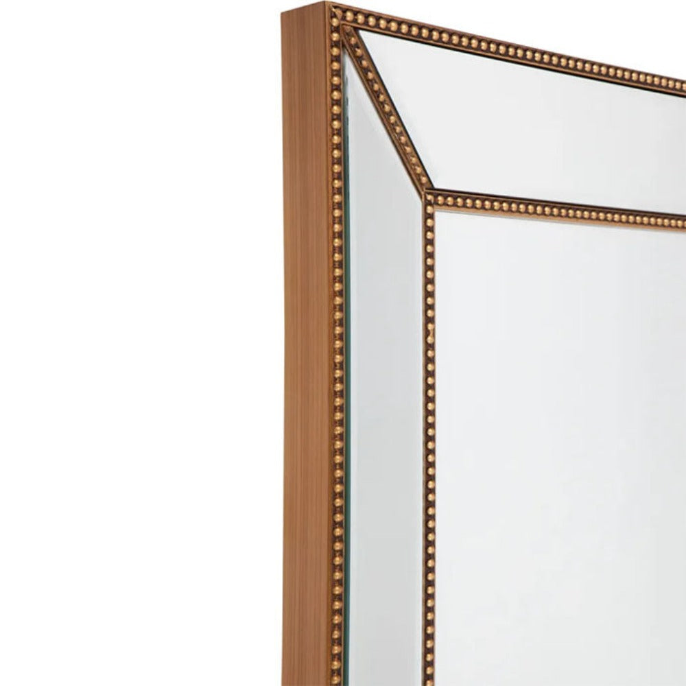 Zeta Wall Mirror - Large Antique Gold - Notbrand