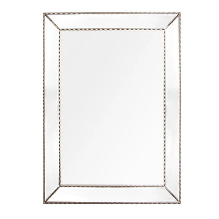 Zeta Wall Mirror - Large Antique Silver - Notbrand
