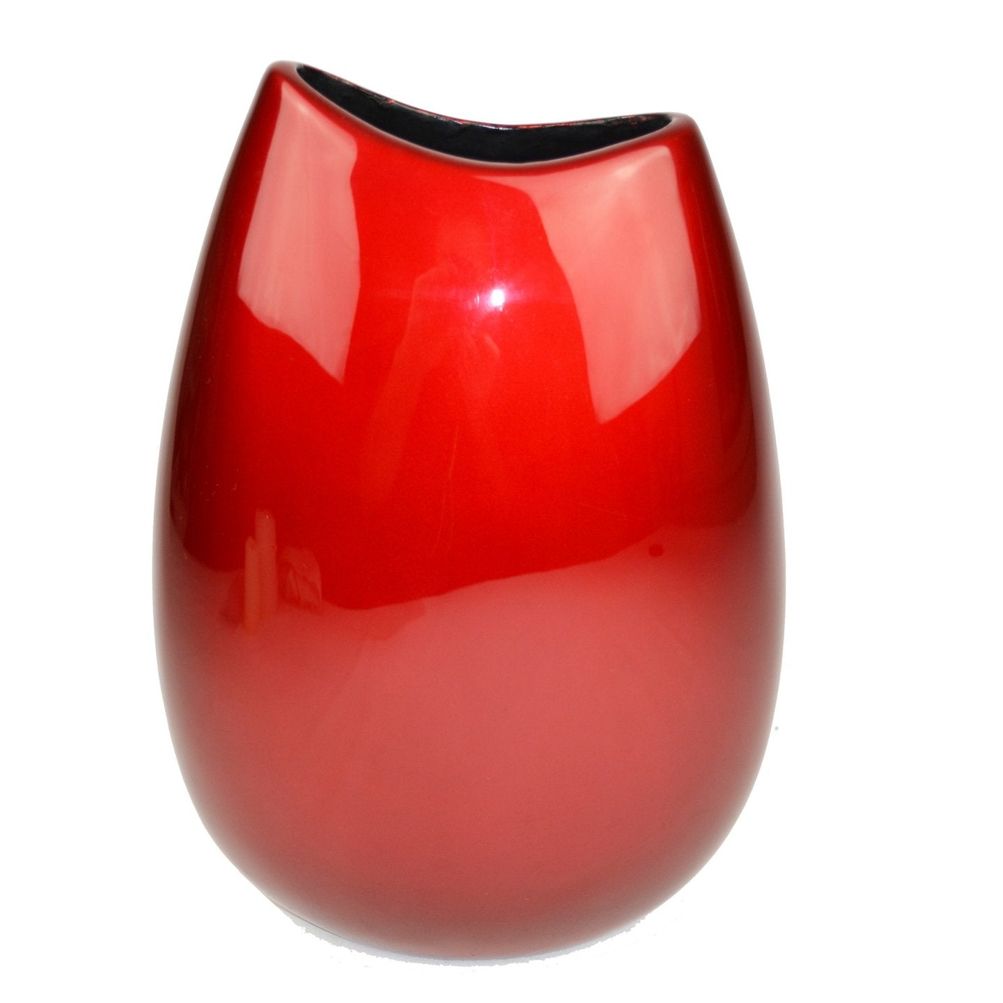 Gazania Red Lacquer Vase - Notbrand