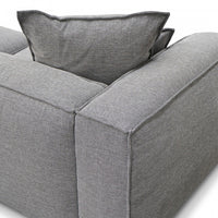 Harper 3 Seater Sofa with Cushion and Pillow - Oslo Grey - Notbrand