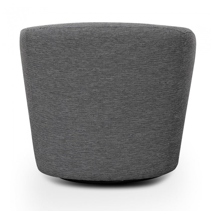 Margaret Swivel Oslo Grey Fabric Lounge Chair - Notbrand