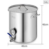 Stainless Steel Brewery Pot with Beer Valve - 50L - Notbrand