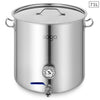 Stainless Steel Brewery Pot with Beer Valve - 71L - Notbrand
