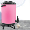 Pink Stainless Steel Milk Tea Barrel With Faucet - 8L - Notbrand