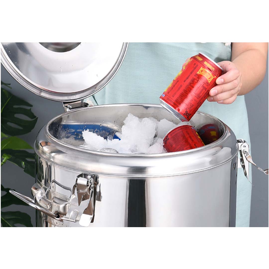 Stainless Steel Insulated Beverage Dispenser With Tap - 12L - Notbrand