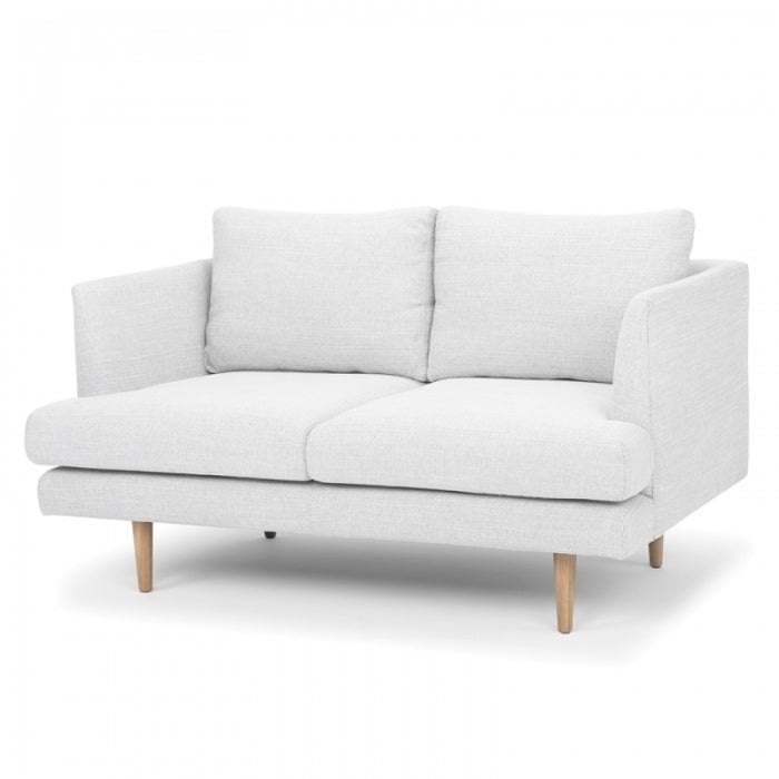 2 Seater Sofa - Light Texture Grey - Notbrand