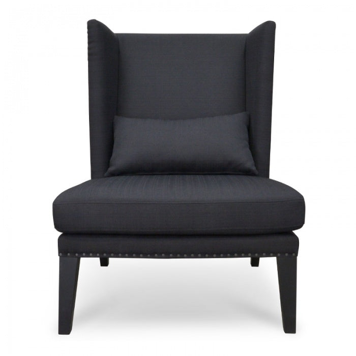 Johnson Lounge Chair in Black - Notbrand