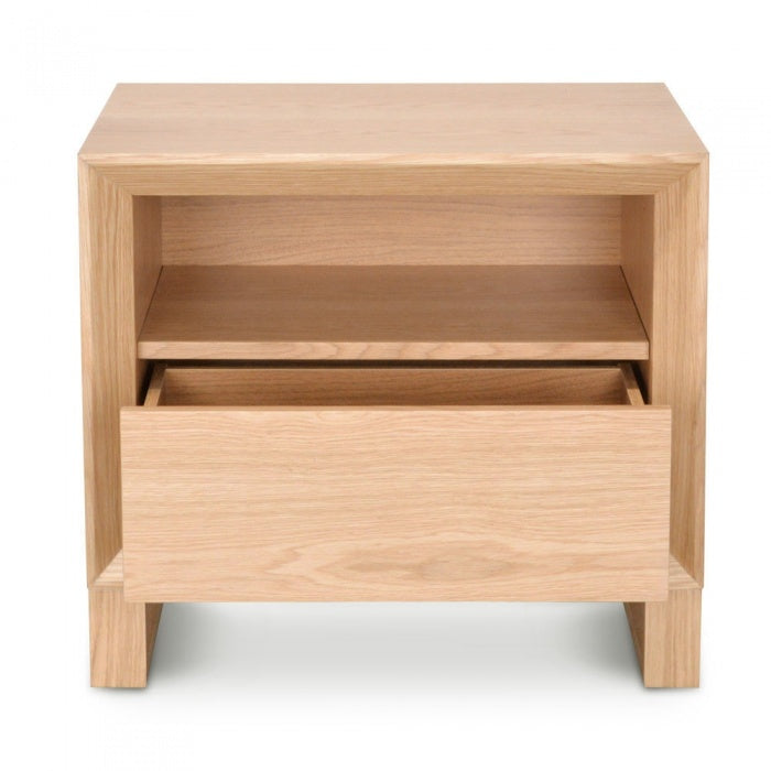 Liam Bedside Table - Natural Oak - Notbrand
