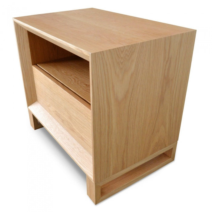 Liam Bedside Table - Natural Oak - Notbrand