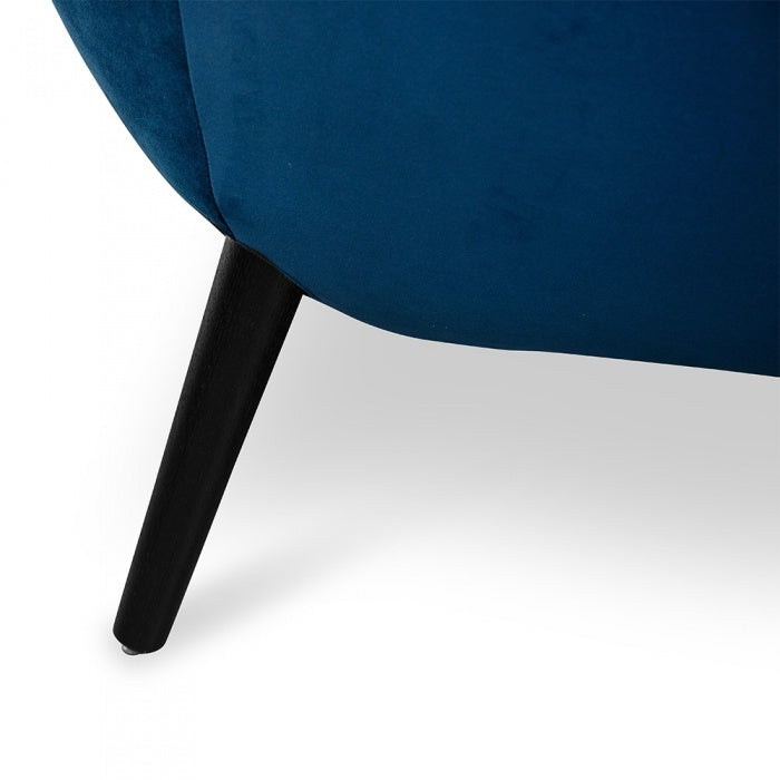 Serene Armchair - Blue Velvet - Notbrand