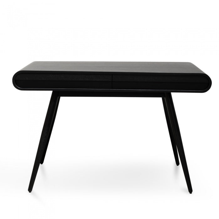 Thomas Narrow Wood Console Table - Full Black - Notbrand