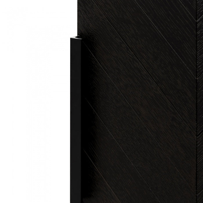 Levon Sideboard Buffet Unit - Textured Ebony Black - Notbrand