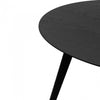 Alethea Round Dining Table - Full Black 1.2m - Notbrand