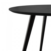 Alethea Veneer Wooden Dining Table - Full Black 1.2m - Notbrand