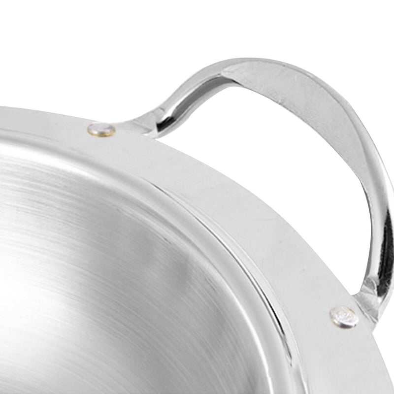 Stainless Steel Chafing Dish Round With Glass Top Lid - Notbrand