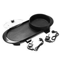 2 In 1 Electric Non-Stick BBQ Grill And Hotpot - Notbrand