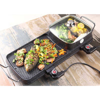 2 In 1 Electric BBQ Grill And Hotpot - Notbrand