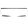 Heston Console Table Marble Top - Large Black - Notbrand