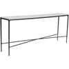 Heston Console Table Marble Top - Large Black - Notbrand