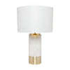 Paola Marble Table Lamp - White - Notbrand