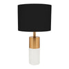 Lane Table Lamp with Marble Base - Black - Notbrand