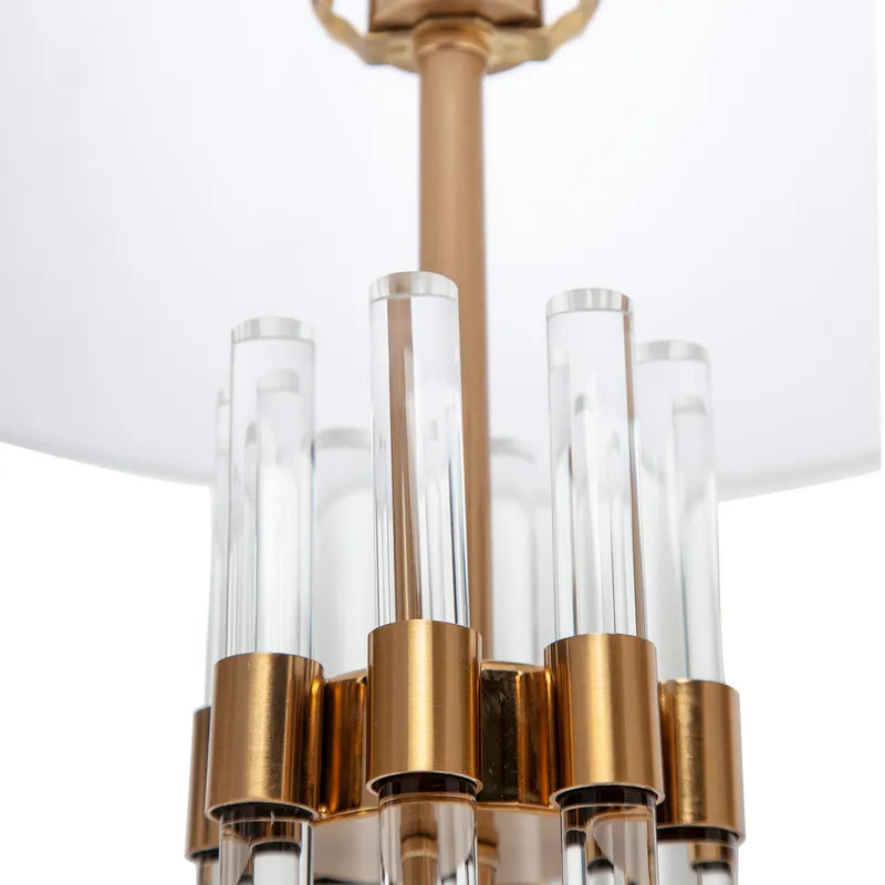 Abbey Marble Base Table Lamp - White - NotBrand(4)