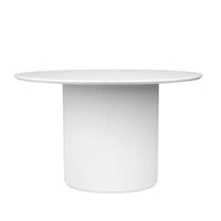 Arlo Round Dining Table - 1.2m White - Notbrand