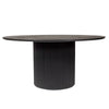 Arlo Round Dining Table - 1.5m Black - Notbrand