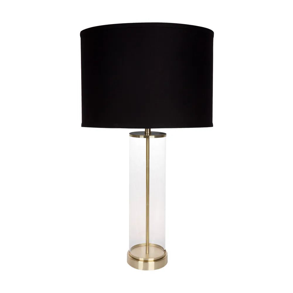 East Side Table Lamp - Brass with Black Shade - Notbrand