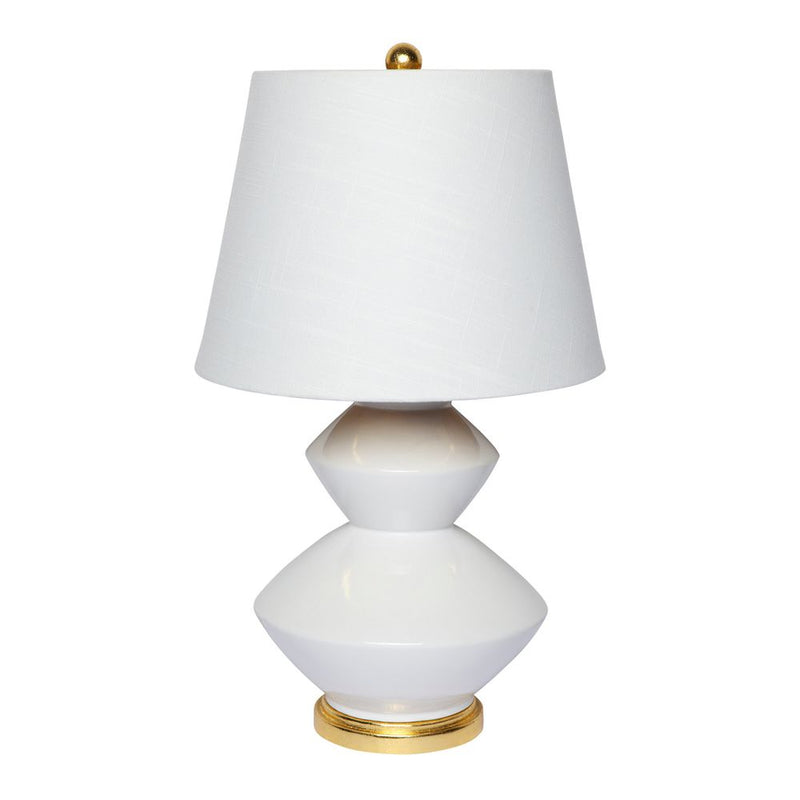 Baldwin Ceramic Table Lamp with Gold Leaf Base - Notbrand