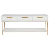 Aimee Console Table in White - Large - Notbrand