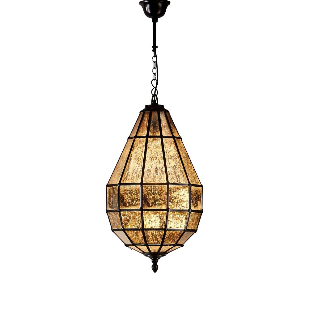 Portobello Brass Ceiling Pendant - Black - Notbrand
