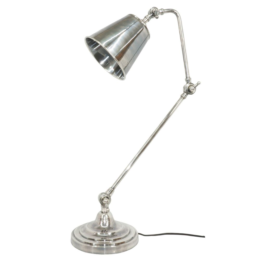 Cuba Brass Table Lamp - Antqiue Silver - Notbrand
