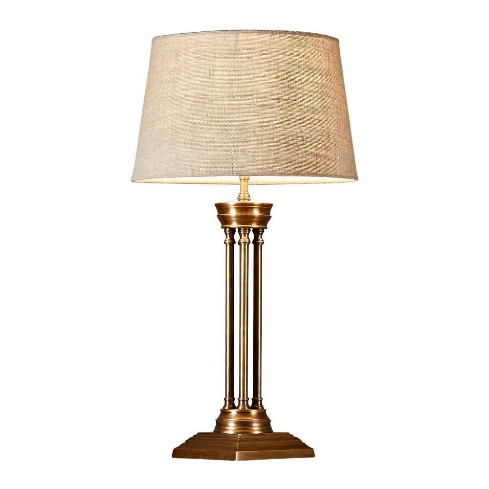Hudson Table Brass Lamp Base - Antique Brass - Notbrand