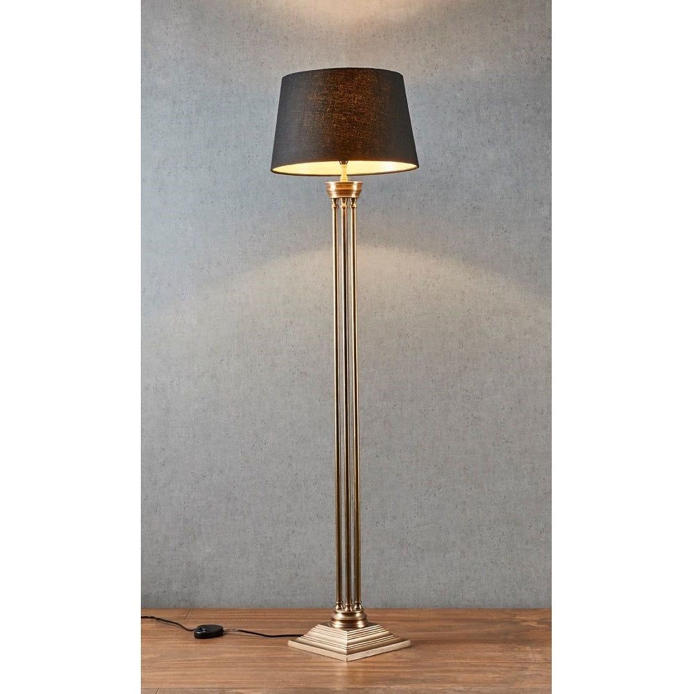 Hudson Floor Lamp Base - Antique Brass - Notbrand