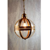 Saxon Brass Ceiling Pendant in Antique Brass - Small - Notbrand