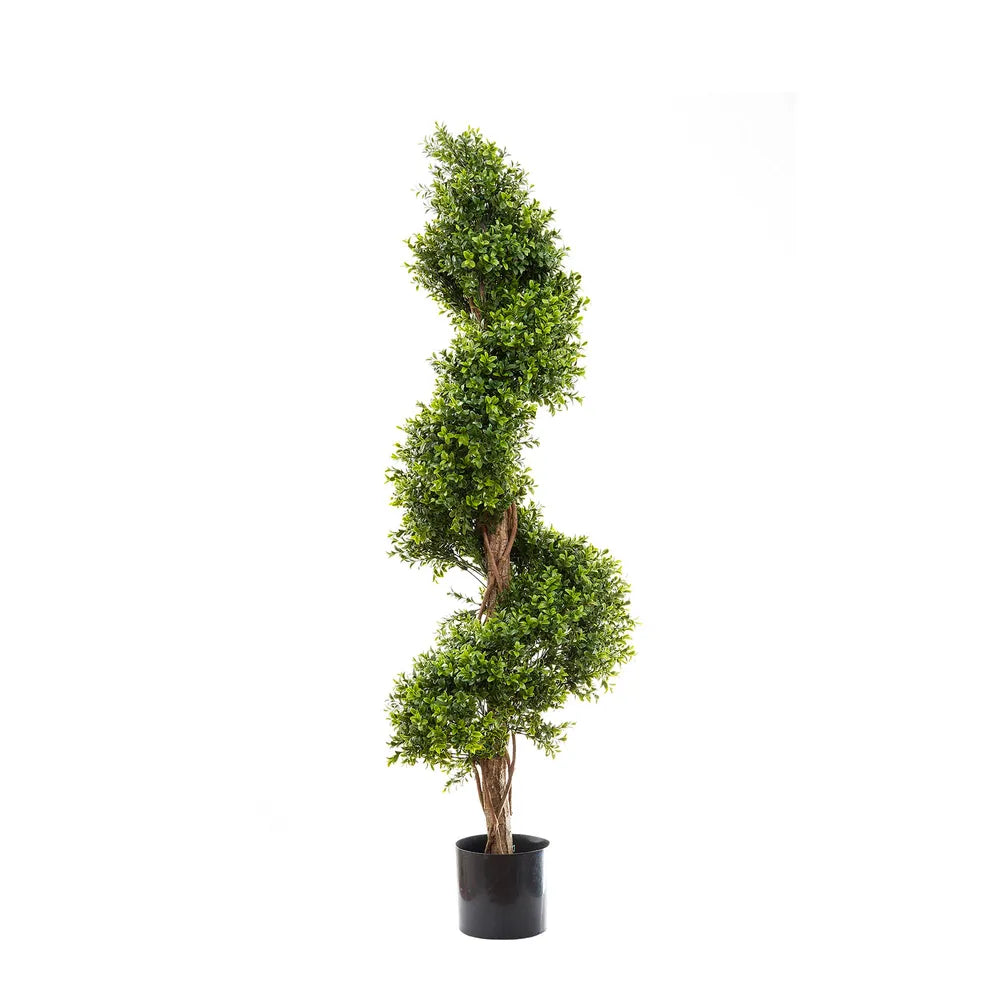 Artificial Boxwood Spiral Tree Budget - 140cm - Notbrand