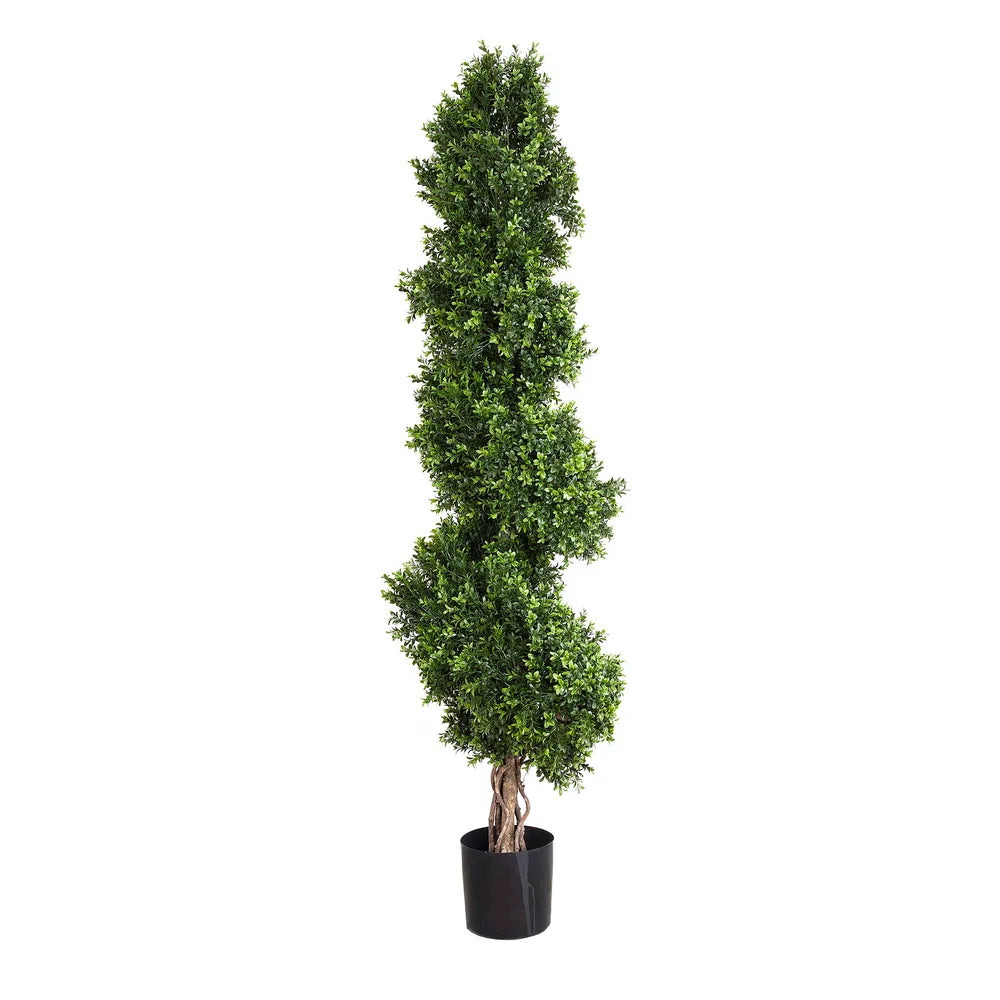 Artificial Boxwood Spiral Tree - 190cm - Notbrand